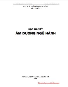 Học thuyết Âm dương Ngũ hành pdf