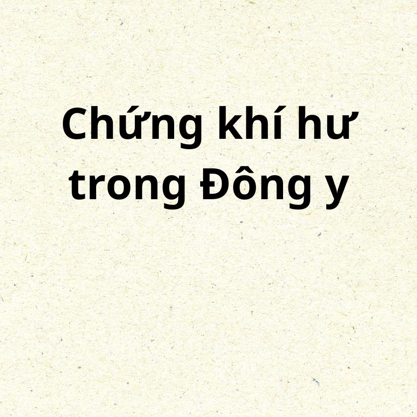 Chứng khí hư