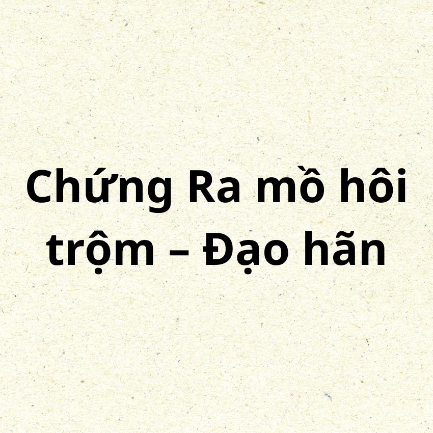 Ra mồ hôi trộm
