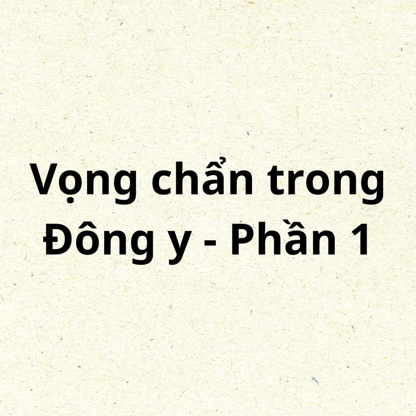 Vọng chẩn trong Đông y Phần 1