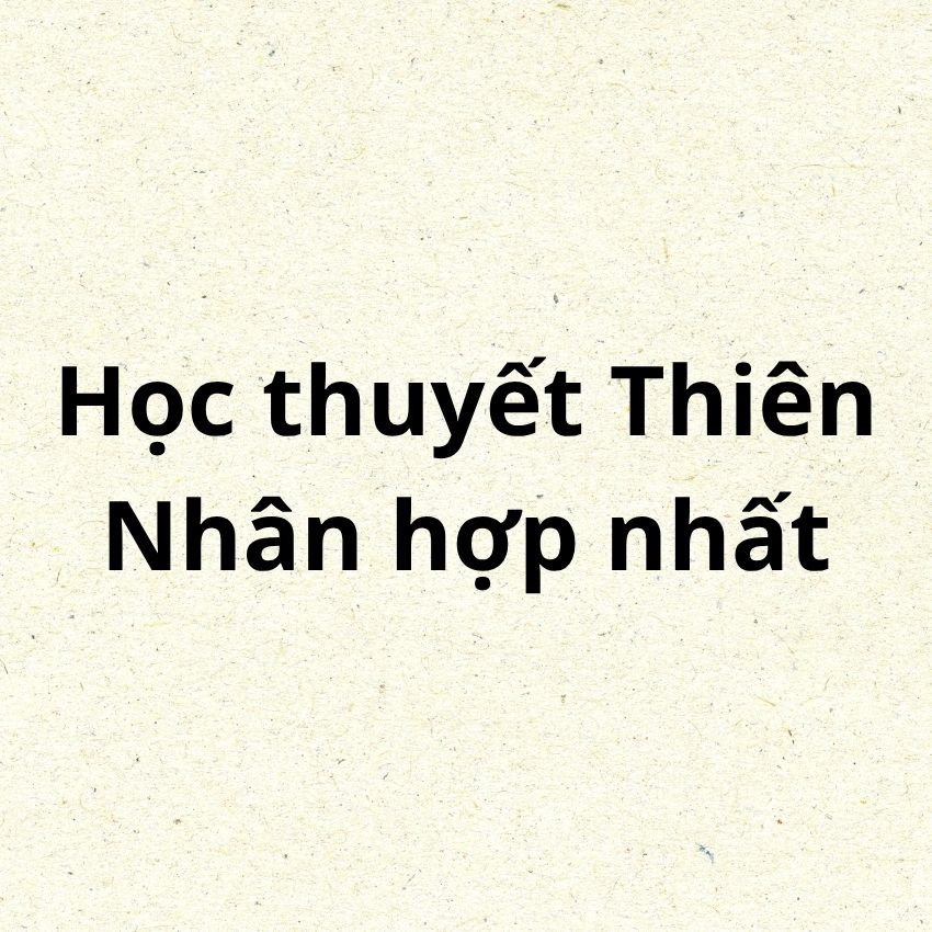 Học thuyết Thiên Nhân hợp nhất