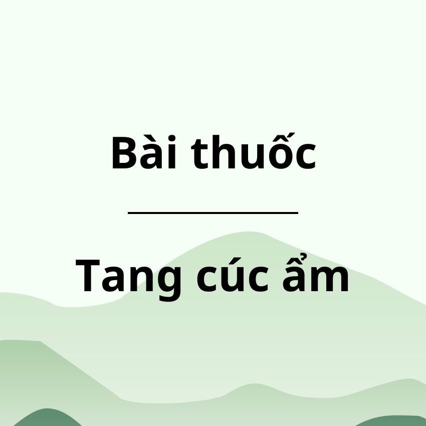 Bài thuốc Tang cúc ẩm