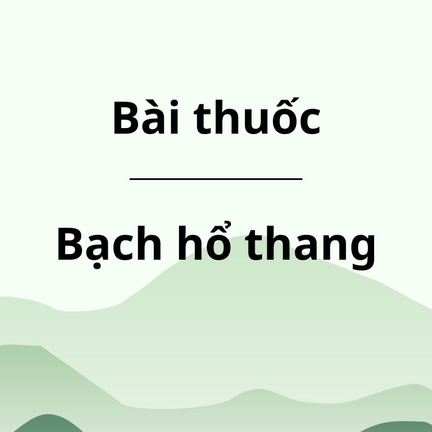 Bạch hổ thang